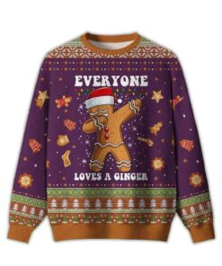 2025 Gingerbread Dabbing Dance Christmas Ugly Christmas Sweater