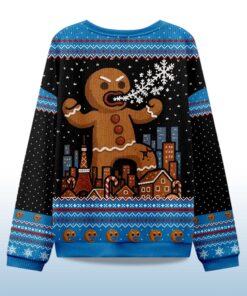 Alternative view of 2025 Gingerbread Monster Christmas Ugly Sweater