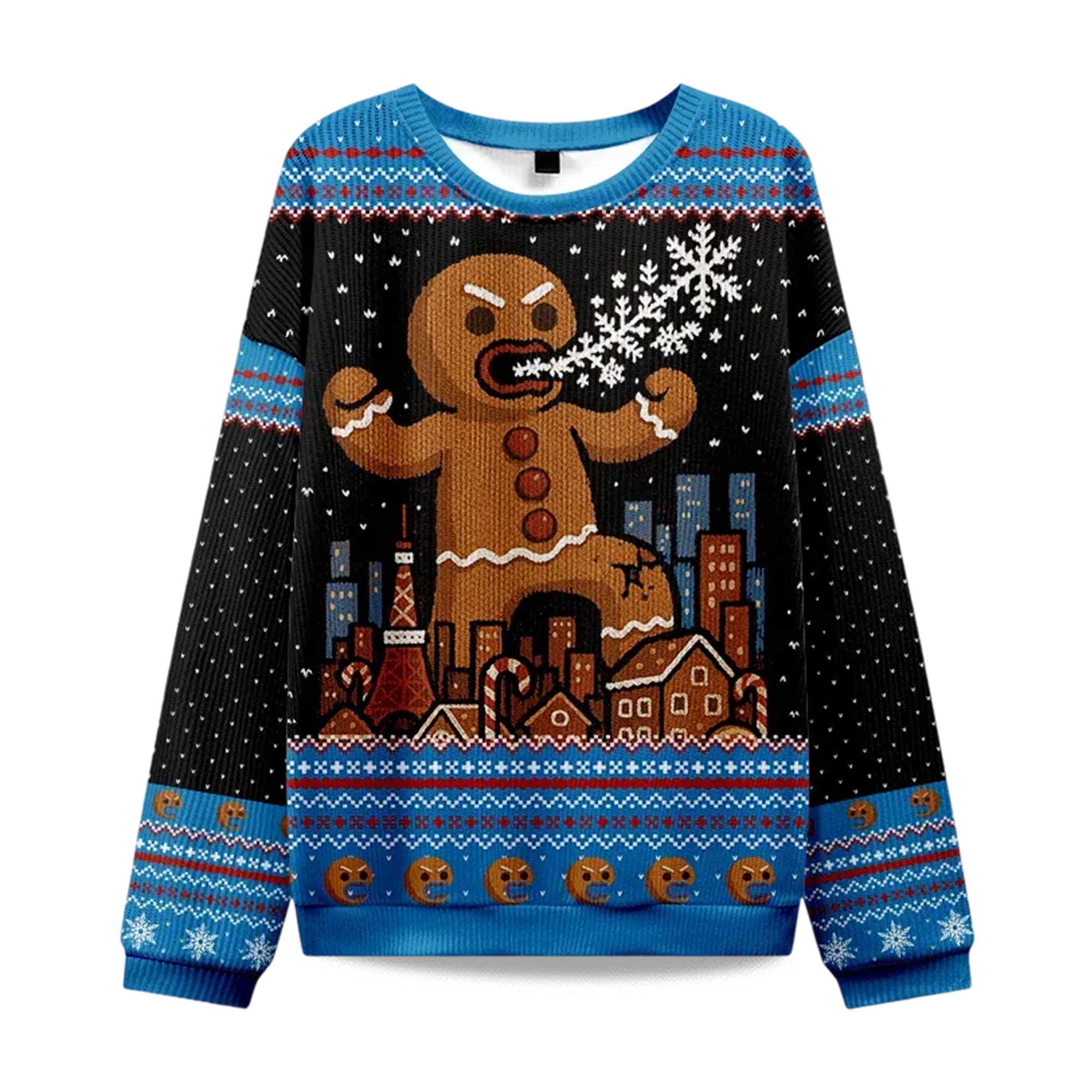 2025 Gingerbread Monster Christmas Ugly Sweater