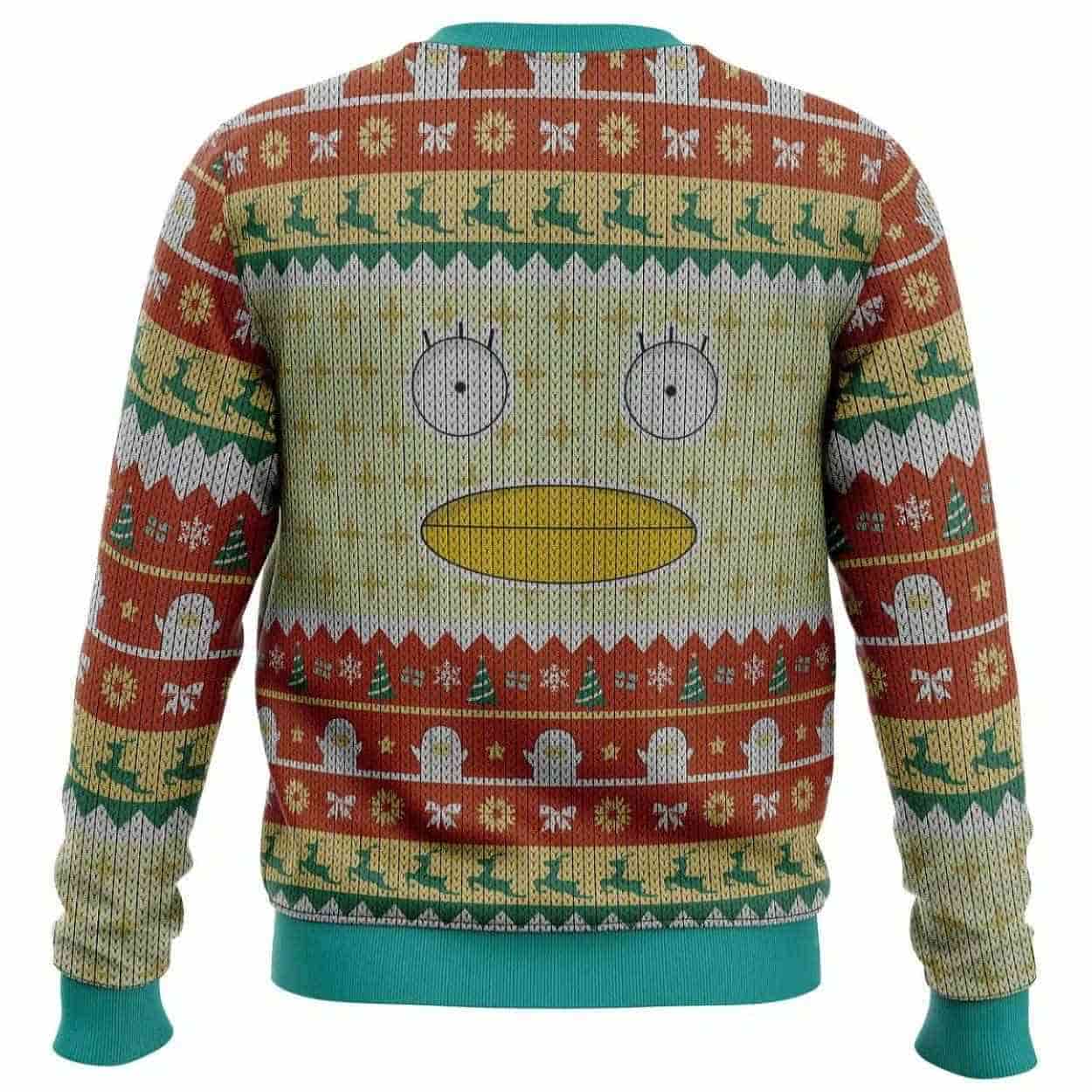 Alternative view of 2025 Gintama Cosmic Elizabeth Ugly Christmas Sweater