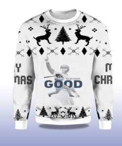 Alternative view of 2025 Gleyber Good New York Yankees Ugly Christmas Sweater