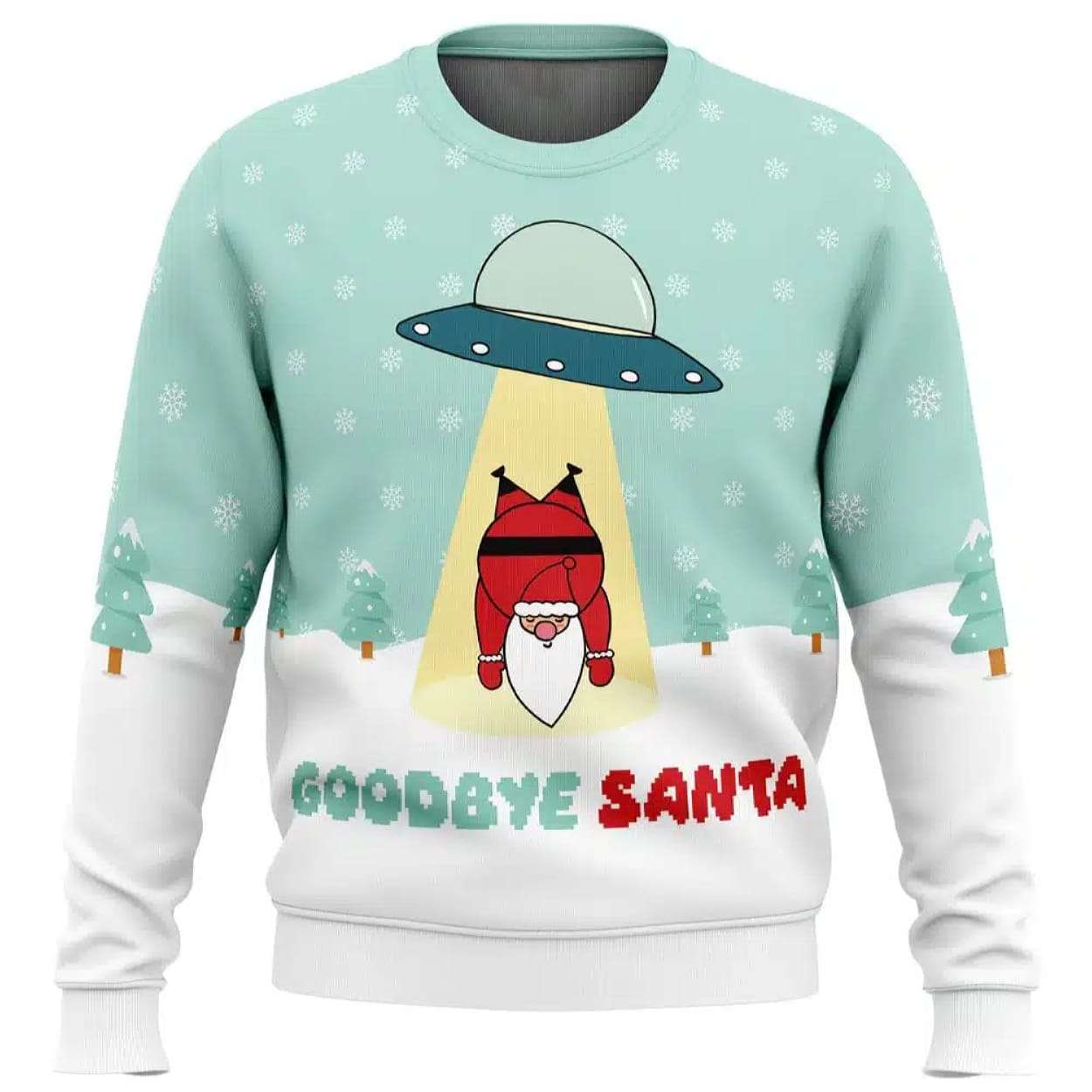 2025 Goodbye Santa Ugly Christmas Sweater