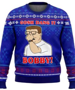 2025 Gosh Dang It Bobby King Of The Hill Ugly Christmas Sweater