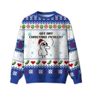 2025 Got Any Christmas Pickles Ugly Christmas Sweater