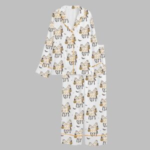 Alternative view of 2025 Halloween Cowboy Ghost Horse Pajamas Set