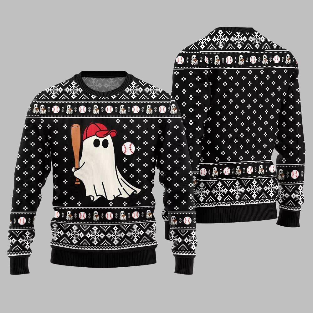 2025 Halloween Funny Bowling Game Ugly Sweater - Grishko.com - Image 3