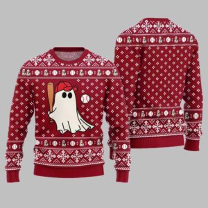 2025 Halloween Funny Bowling Game Ugly Sweater - Grishko.com