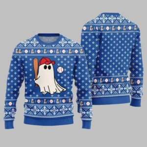 Alternative view of 2025 Halloween Funny Bowling Game Ugly Sweater - Grishko.com