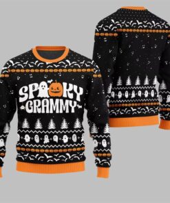 2025 Halloween Spooky Grammy Ugly Sweater 