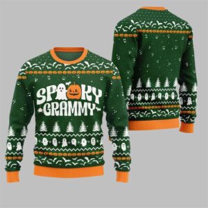 Alternative view of 2025 Halloween Spooky Grammy Ugly Sweater - Grishko.com
