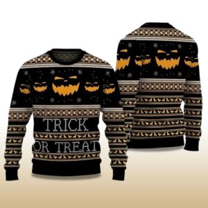 Alternative view of 2025 Halloween Trick or Treat Ugly Christmas Sweater