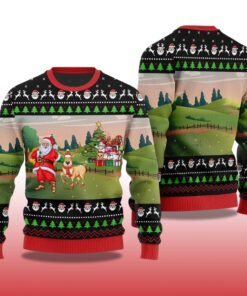 Alternative view of 2025 Happy Farm Ugly Christmas Sweater