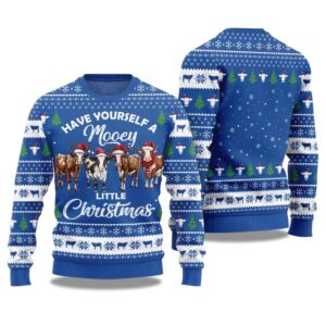 2025 Have Yourself a little Christmas Mooey Ugly Christmas Sweater