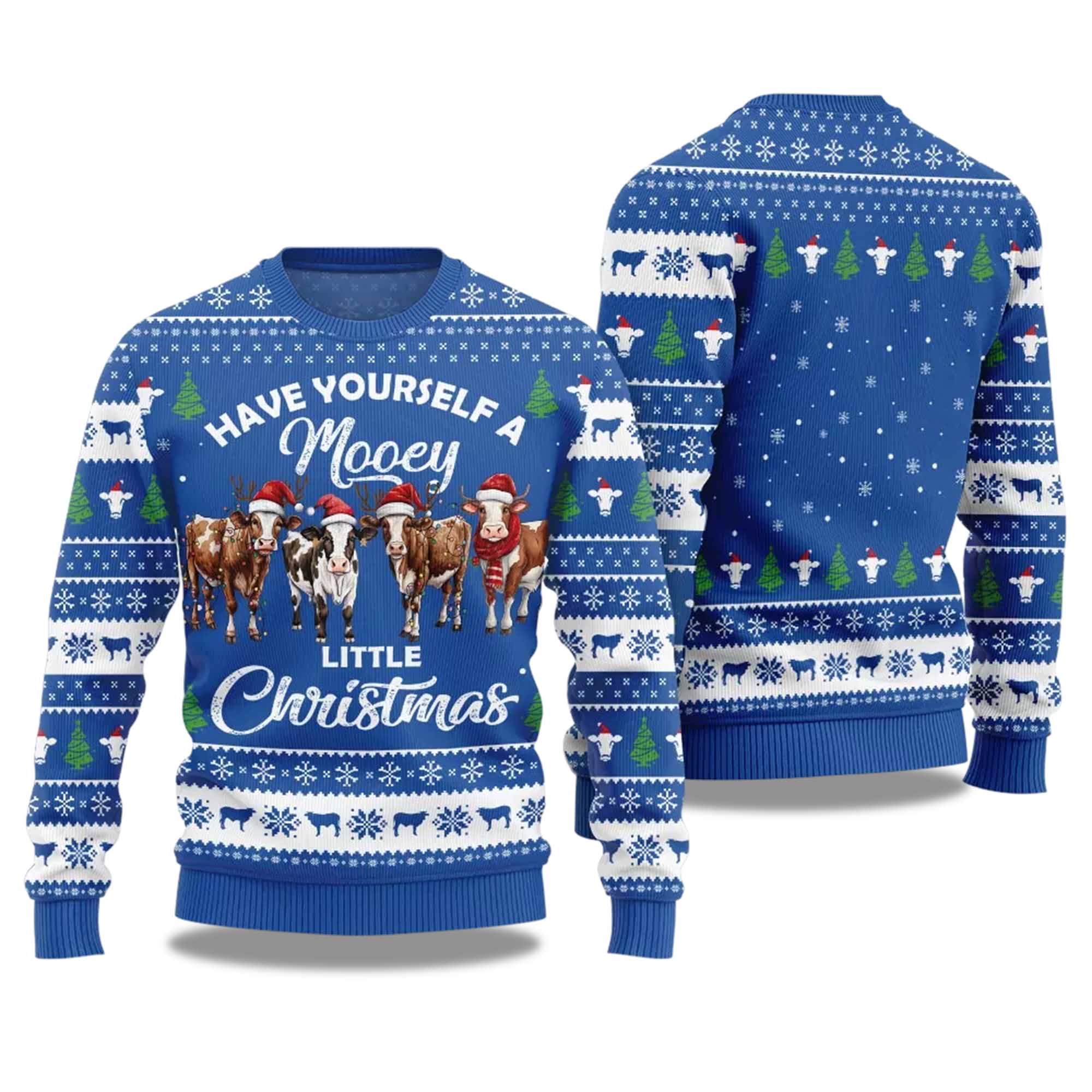 2025 Have Yourself a little Christmas Mooey Ugly Christmas Sweater