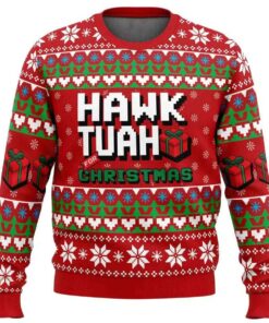 2025 Hawk Tuah For Christmas Ugly Christmas Sweater