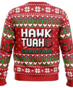 Alternative view of 2025 Hawk Tuah For Christmas Ugly Christmas Sweater