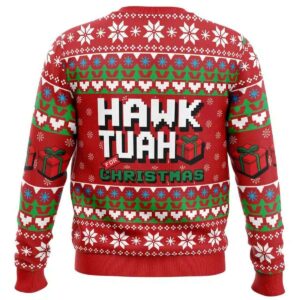 Alternative view of 2025 Hawk Tuah For Christmas Ugly Christmas Sweater