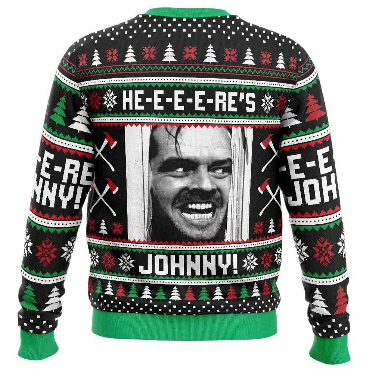 Alternative view of 2025 Here's Johnny The Shining Ugly Christmas Sweater