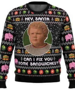 2025 Hey Santa Can I Fix You Some Sandwiches Bad Santa Ugly Christmas Sweater