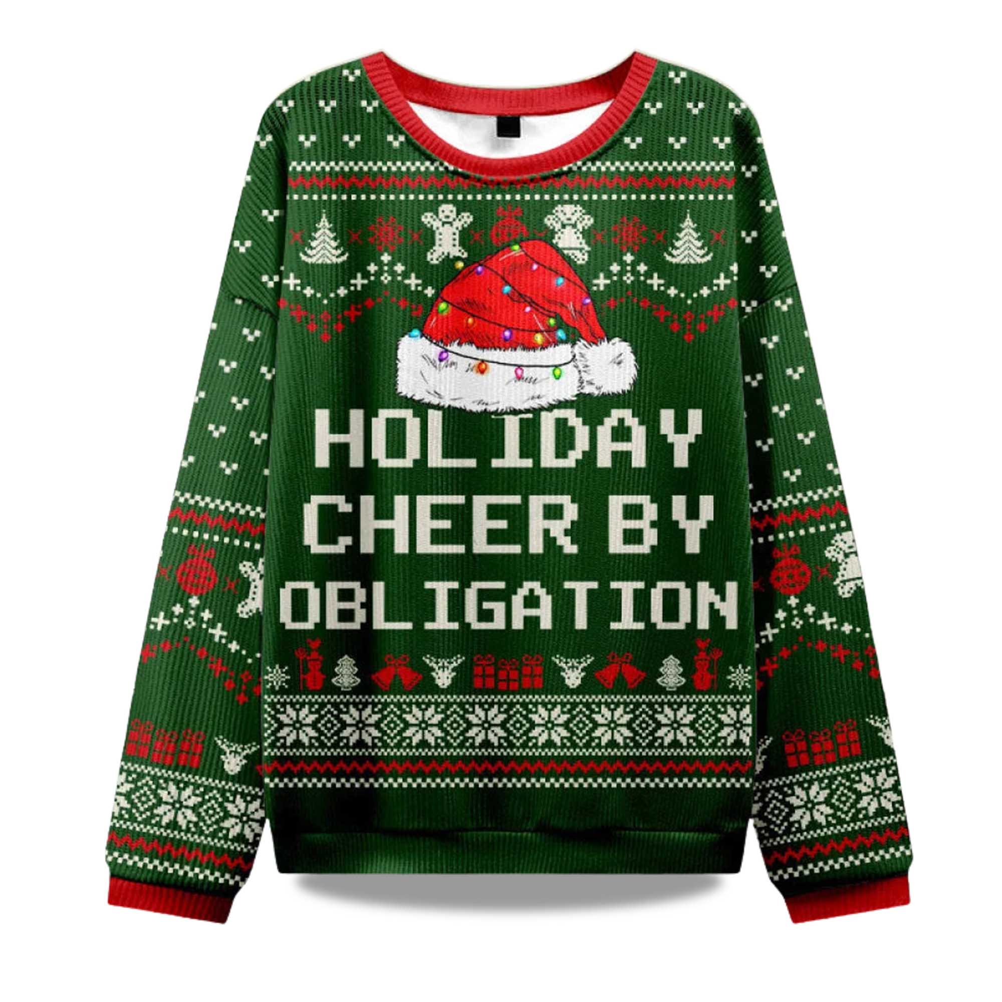 2025 Holiday Cheer by Obligation Ugly Christmas Sweater