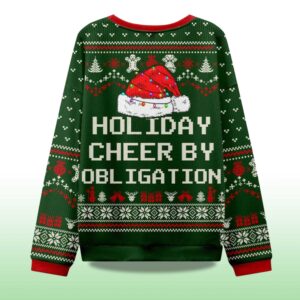 Alternative view of 2025 Holiday Cheer by Obligation Ugly Christmas Sweater