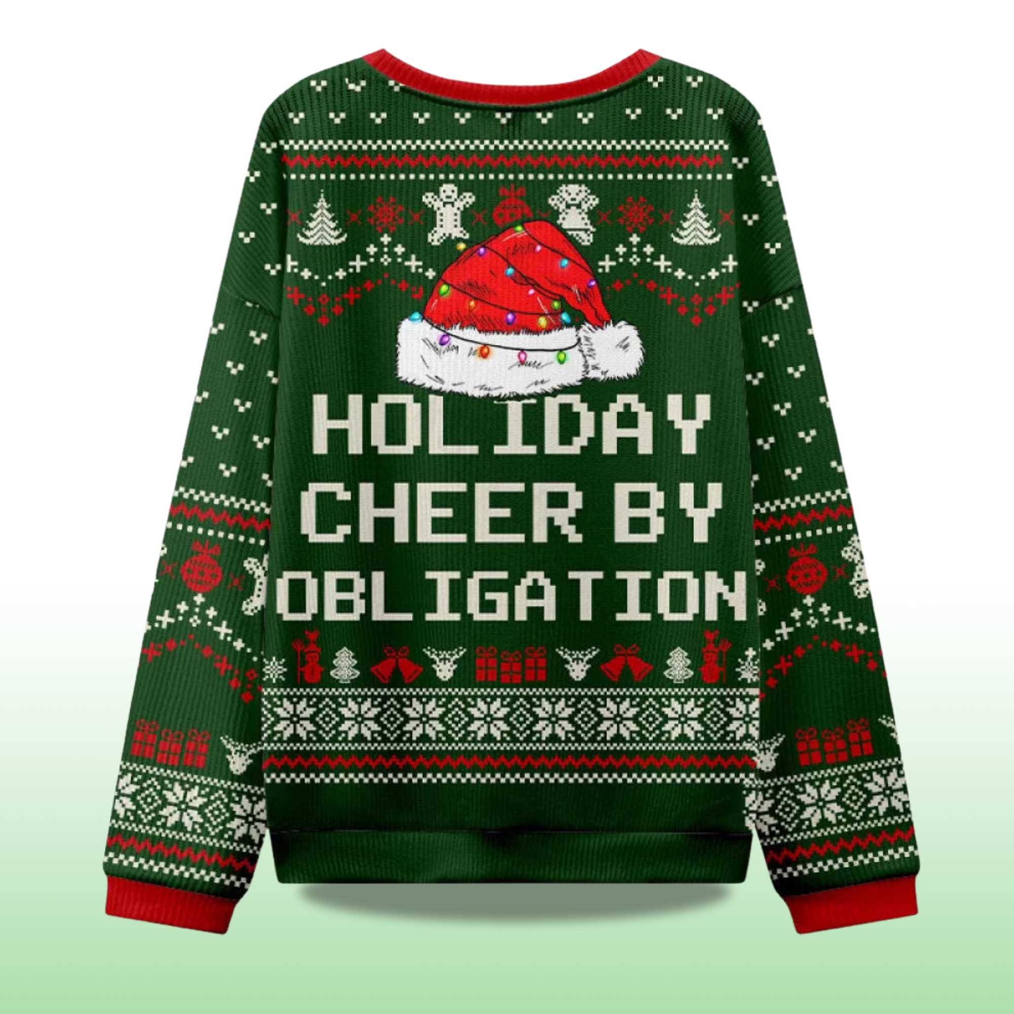 Alternative view of 2025 Holiday Cheer by Obligation Ugly Christmas Sweater