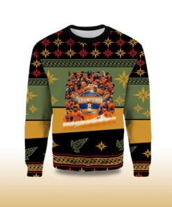 Alternative view of 2025 Houston Astros World Championship Ugly Christmas Sweater