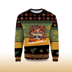 Alternative view of 2025 Houston Astros World Championship Ugly Christmas Sweater