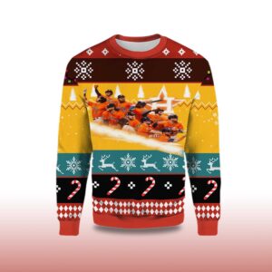 Alternative view of 2025 Houston Astros World Series Bound Team Ugly Christmas Sweater