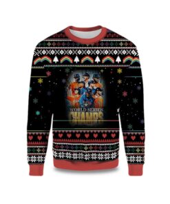 2025 Houston Astros World Series Champs Ugly Christmas Sweater