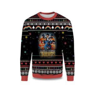 2025 Houston Astros World Series Champs Ugly Christmas Sweater