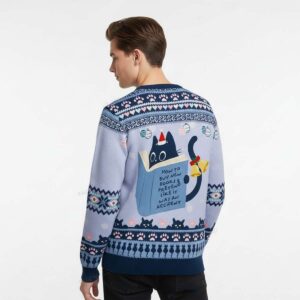 Alternative view of 2025 How To Buy New Books Ugly Christmas Sweater