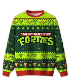 2025 I Am Actually In My Forties Ugly Christmas Sweater