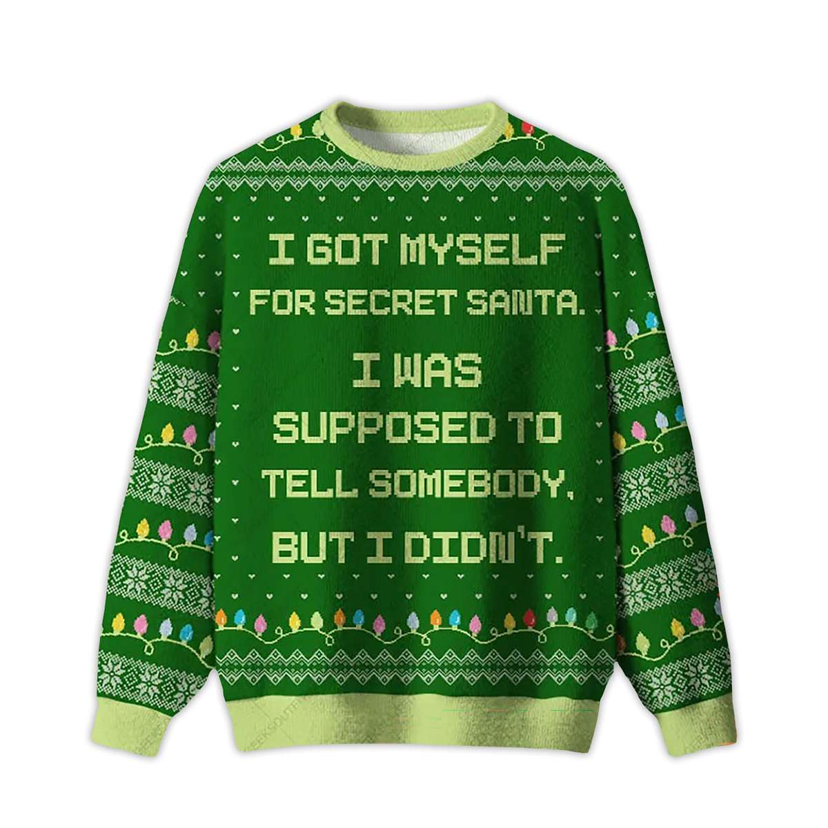 2025 I Got Myself For Secret Santa Ugly Christmas Sweater