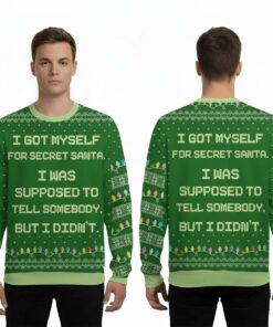 2025 I Got Myself For Secret Santa Ugly Sweater