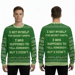 2025 I Got Myself For Secret Santa Ugly Sweater