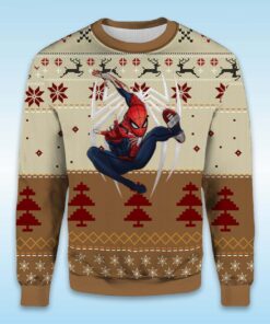 Alternative view of 2025 I'm a Spider Man Ugly Christmas Sweater