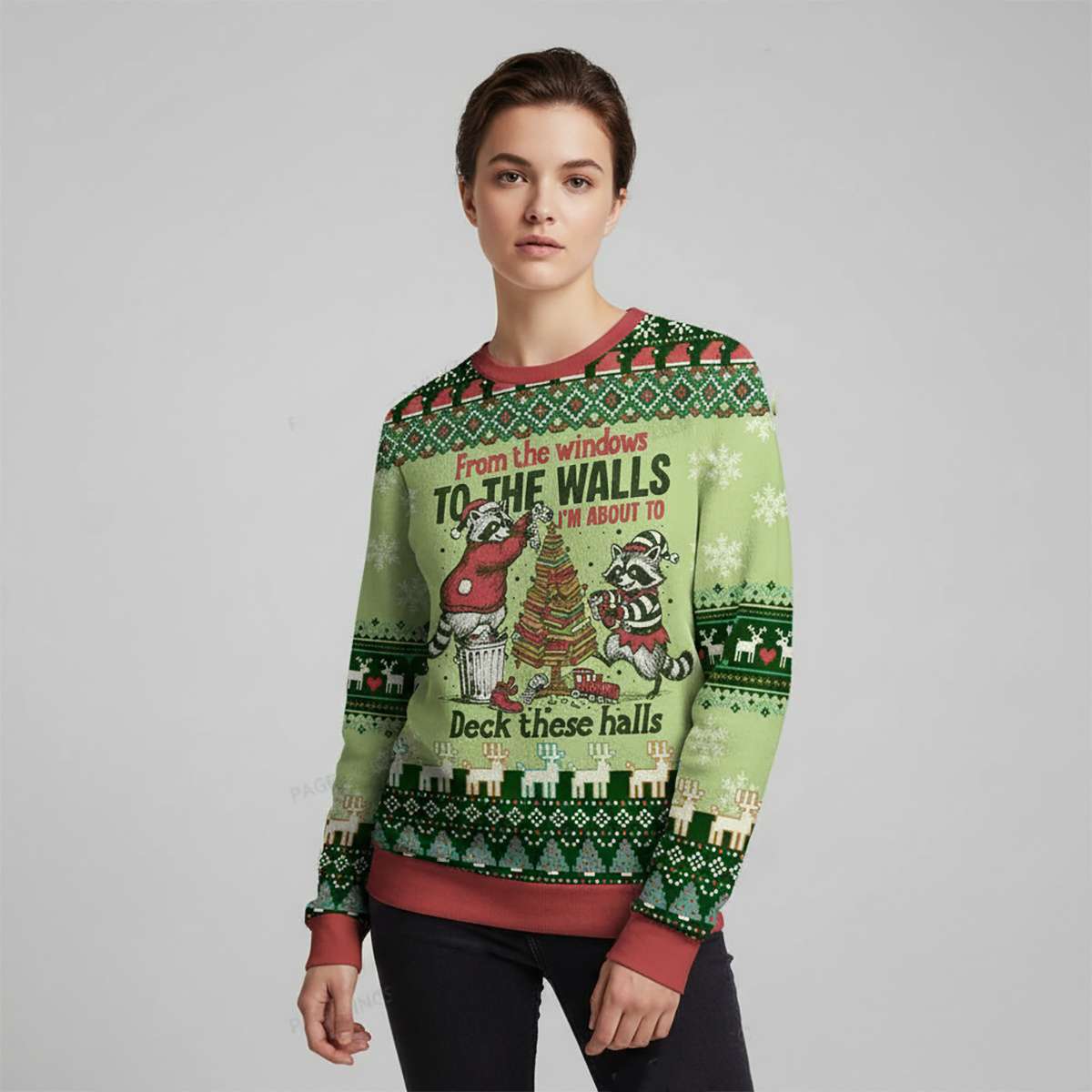 2025 I'm About To Deck These Halls Ugly Christmas Sweater