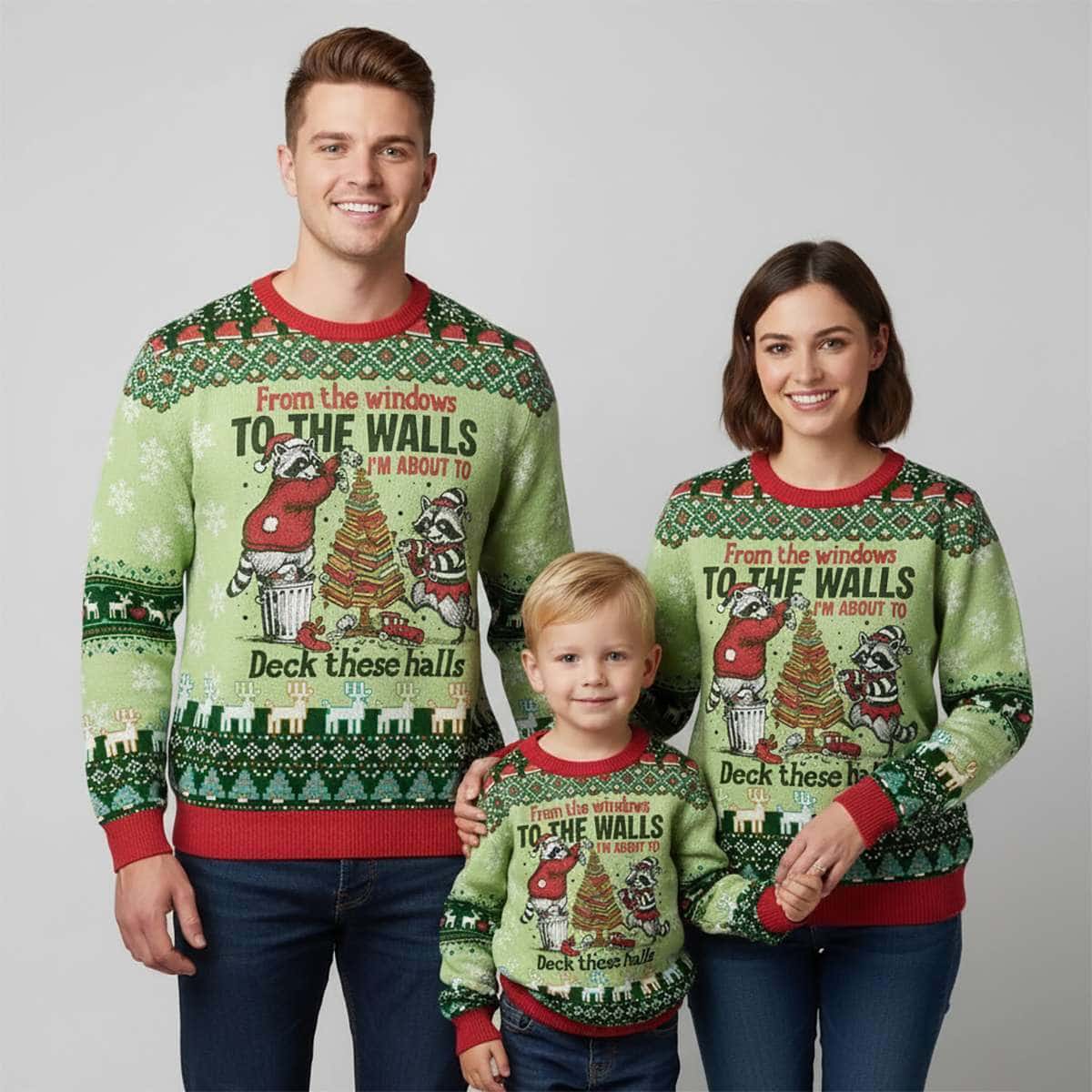 2025 I'm About To Deck These Halls Ugly Christmas Sweater - Image 3