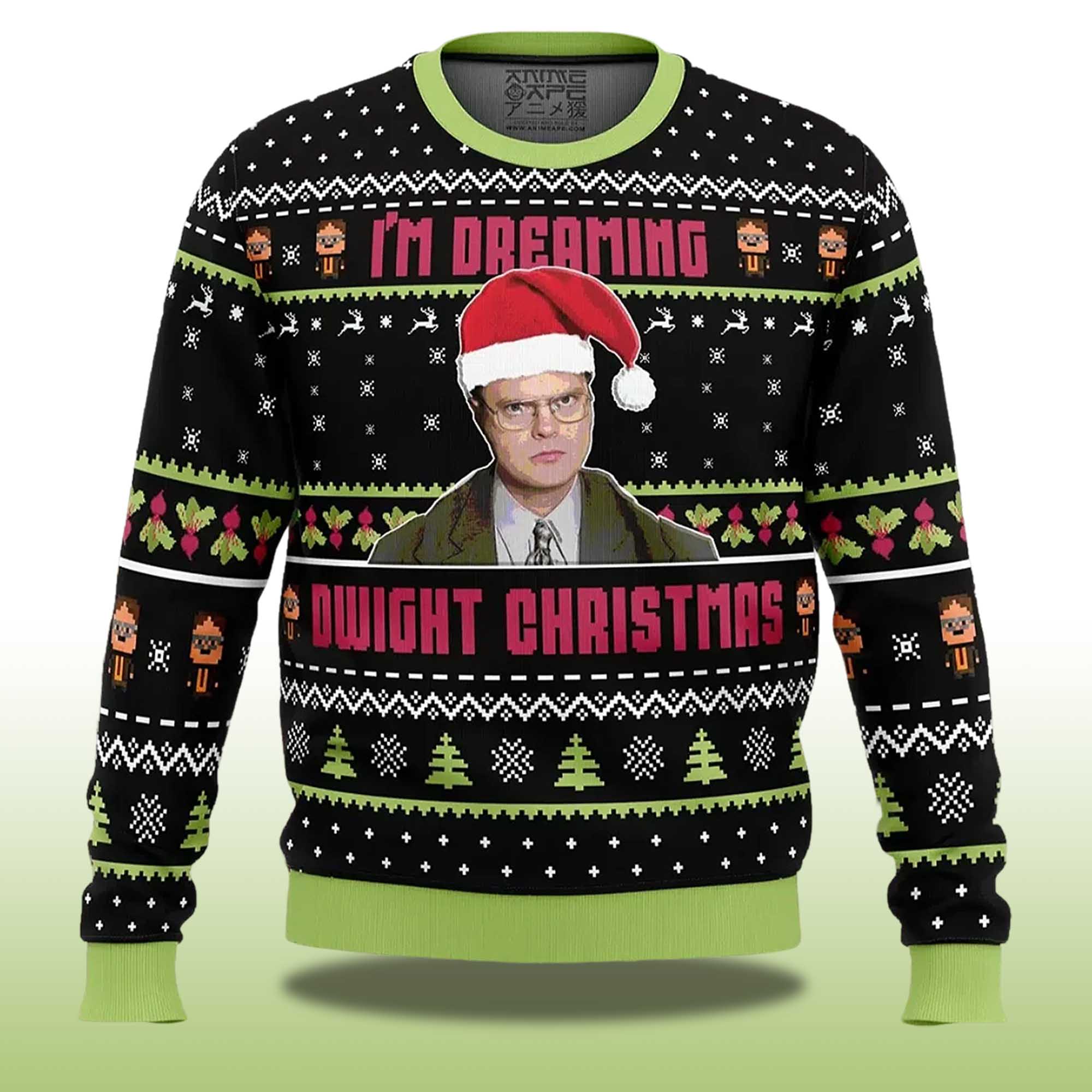 Alternative view of 2025 I'm Dreaming Dwing Christmas Ugly Sweater