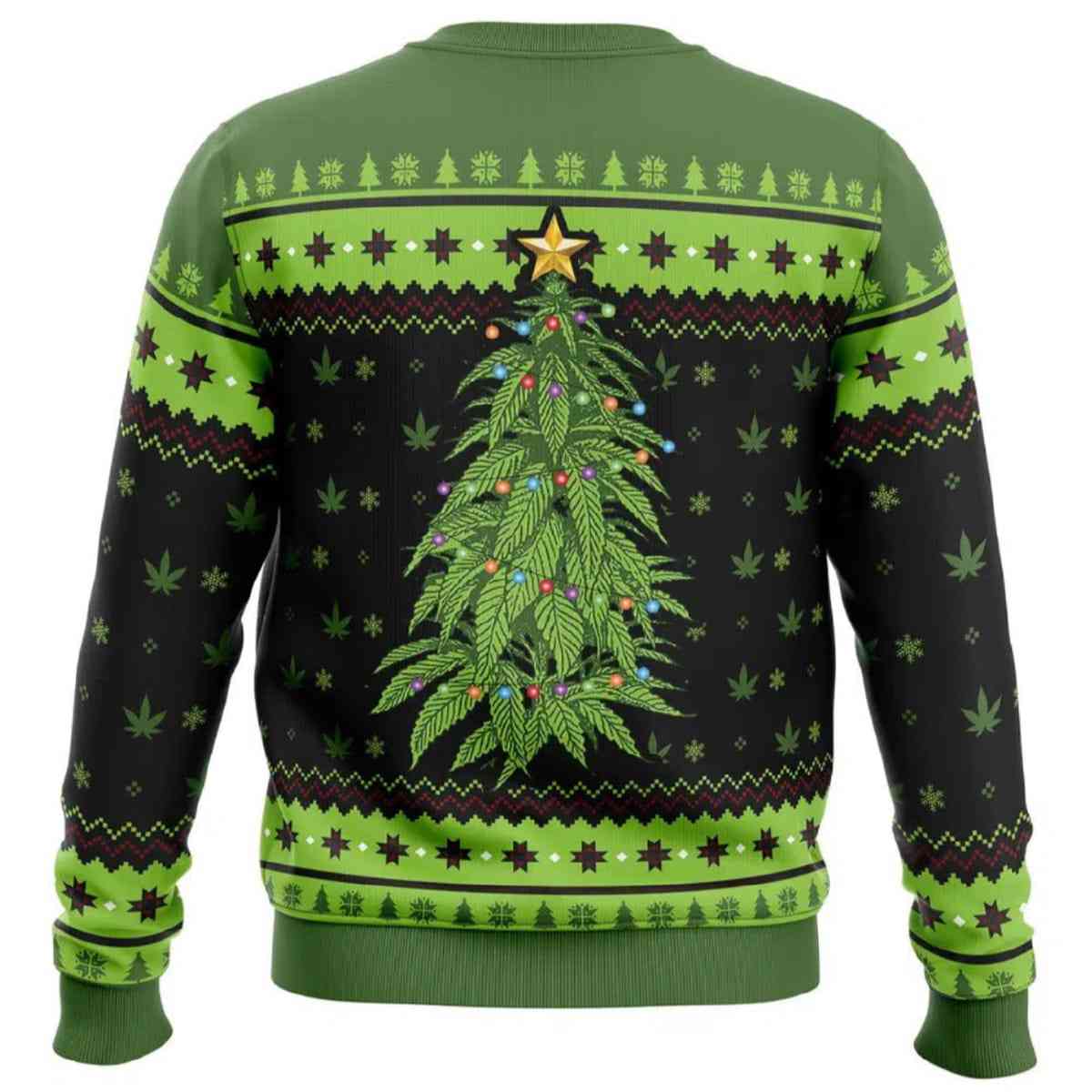 Alternative view of 2025 I'm Dreaming of a Green Christmas Ugly Christmas Sweater