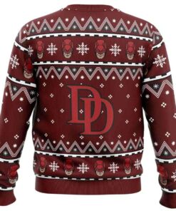 Alternative view of 2025 I'm not Daredevil Marvel Ugly Christmas Sweater