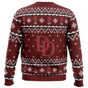 Alternative view of 2025 I'm not Daredevil Marvel Ugly Christmas Sweater
