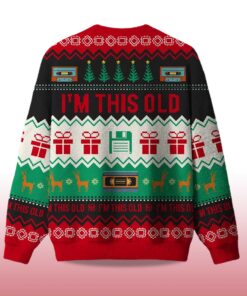 Alternative view of 2025 I'm This Old Vintage Ugly Christmas Sweater