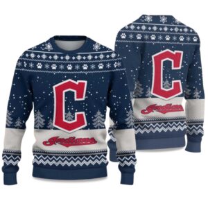 2025 Indians Ugly Christmas Sweater