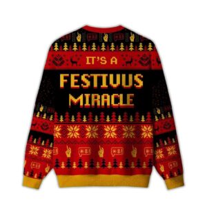 Alternative view of 2025 It's A Festivus Miracle Ugly Christmas Sweater
