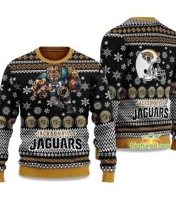 2025 Jacksonville Jaguar Football Ugly Christmas Sweater