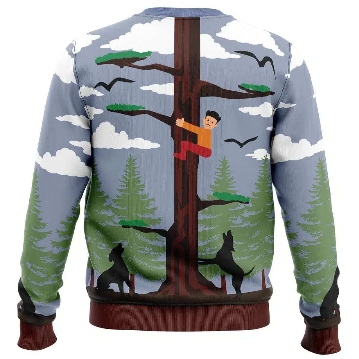 Alternative view of 2025 Jake Park Happy Ending Dead by Daylight Ugly Christmas Sweater