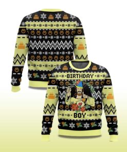 Alternative view of 2025 Jesus Birthday Boy Ugly Christmas Sweater