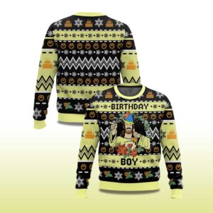 Alternative view of 2025 Jesus Birthday Boy Ugly Christmas Sweater